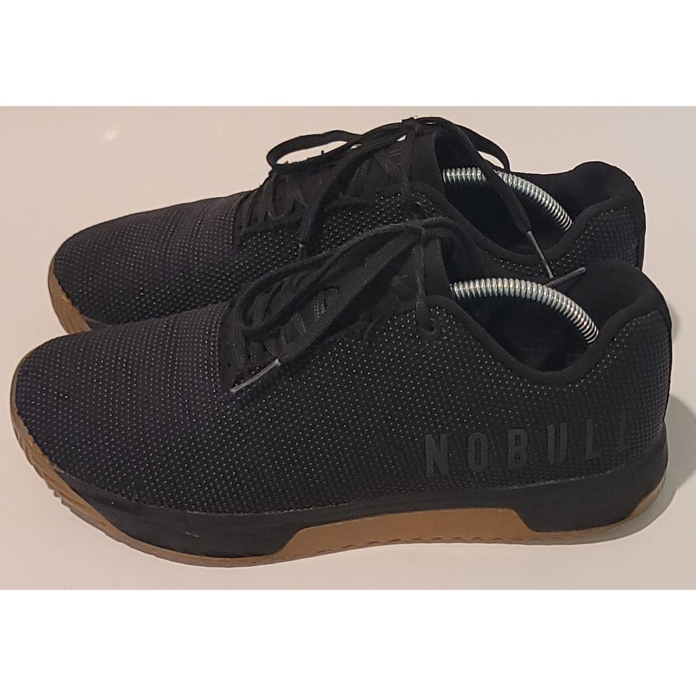 NOBULL Outwork Edge Black Gum Training Unisex Sneakers Men's 9/ Women's 10.5 - Picture 2 of 5